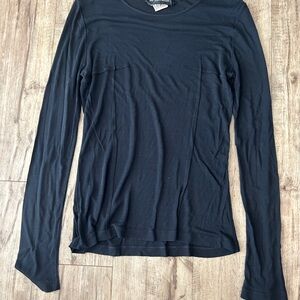 Ann Demeulemeester Black Fitted Blouse